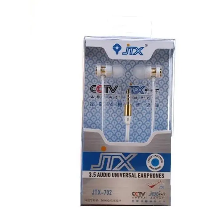 Наушники JTX-702 проводные с микрофоном белые - фото 4