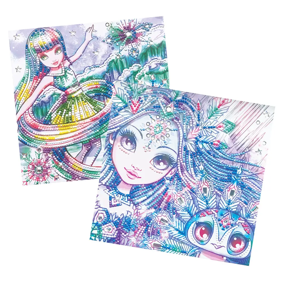 Набір для творчості з алмазною мозаїкою Морозне сяйво Nebulous Stars 11126 з аплікатором-ручкою - фото 6