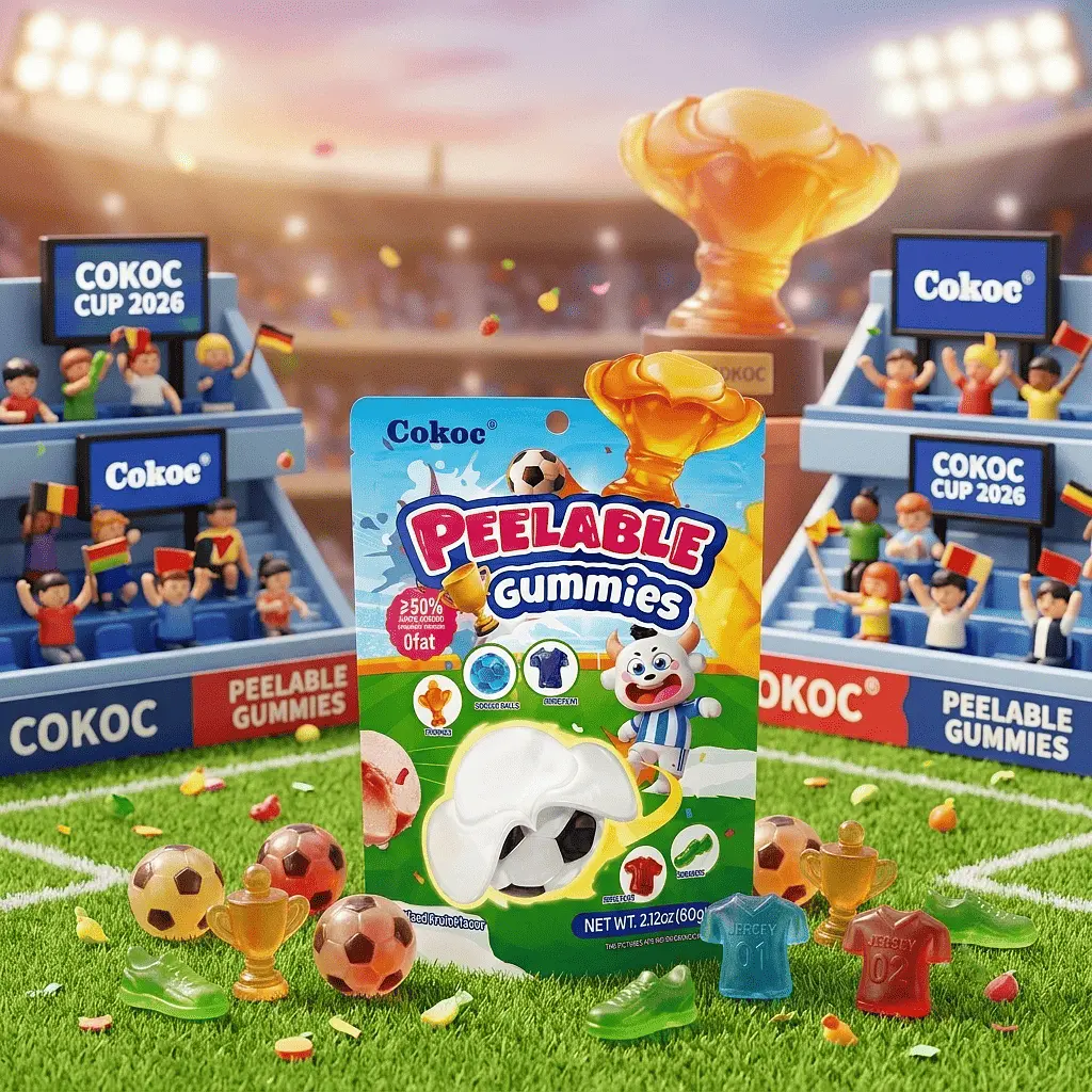 Желейні цукерки Cokoc Peelable Gummies WM Edition Mixed Fruit Flavour 60г - фото 2