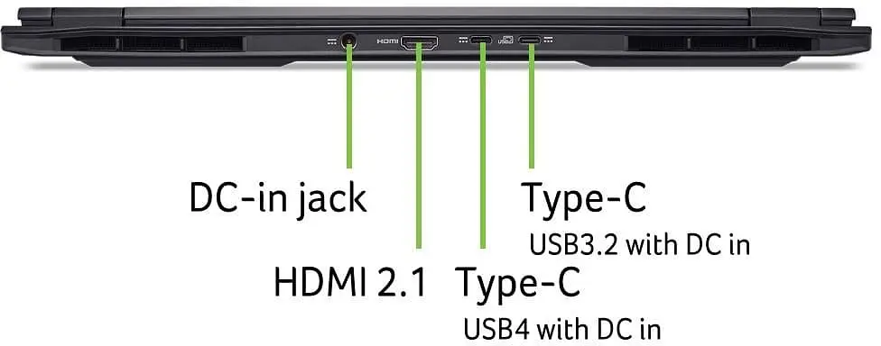 Ноутбук Acer 16 Nitro 16S AN16S-61 WQXGA IPS/AMD R7-350/32GB/1TB SSD/RTX 5070 8GB/Linux/Black (NH.QXKEU.004) - фото 7