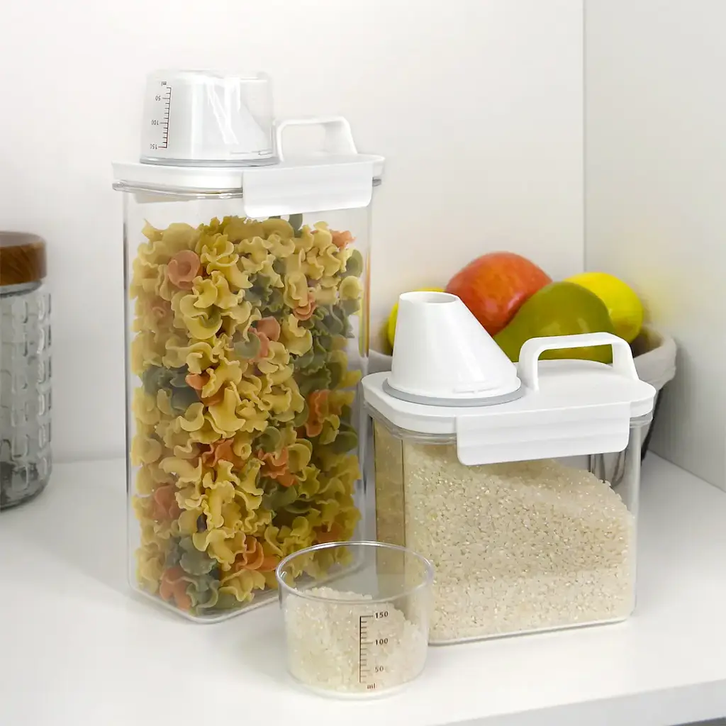 Ємність Homax для зберігання з кришкою-дозатором 1100 мл 15х10.3х17.5 см прозора (BR-20) - фото 7