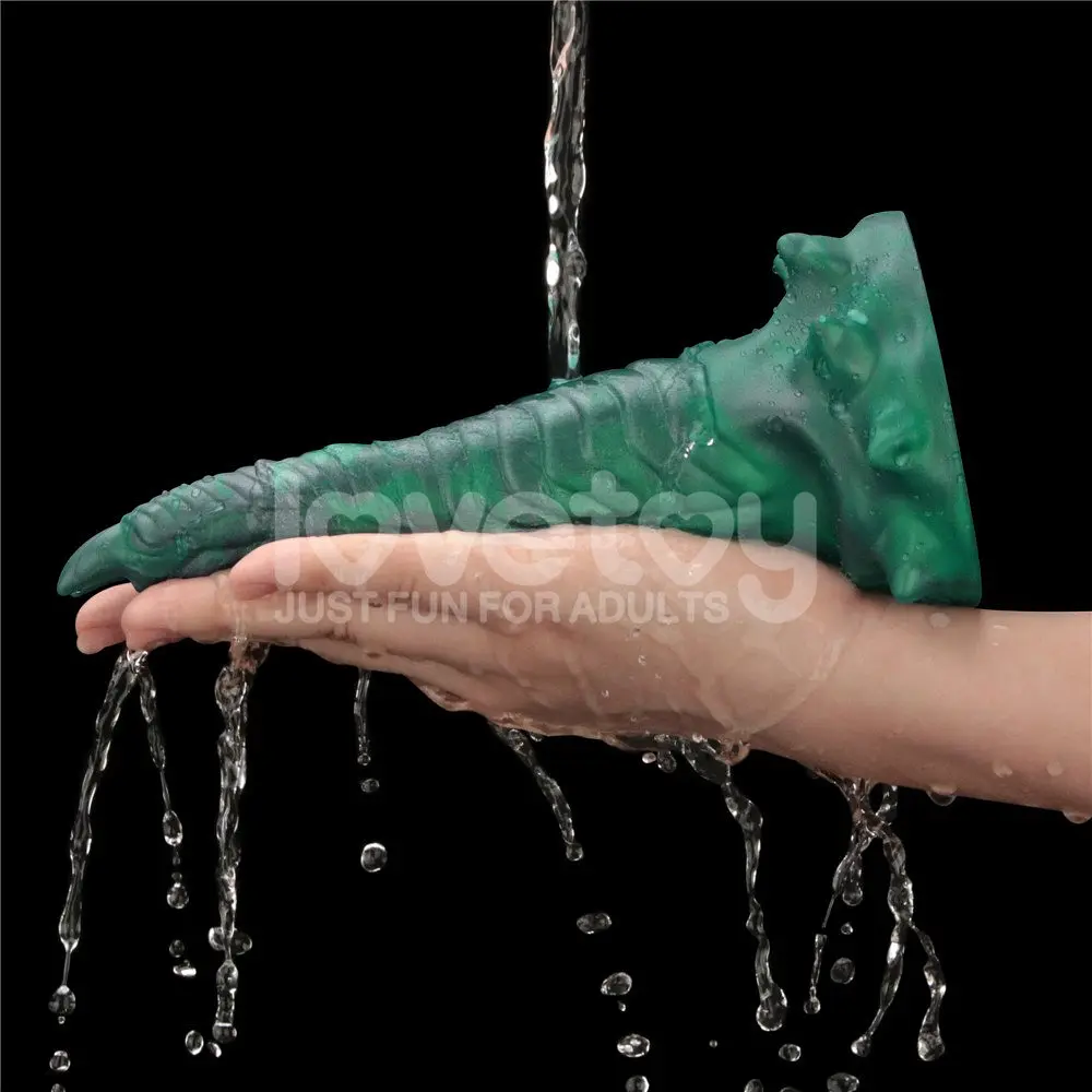 Вібратор Lovetoy Double-Claw Savage Charm 19.4 см зелений - фото 14