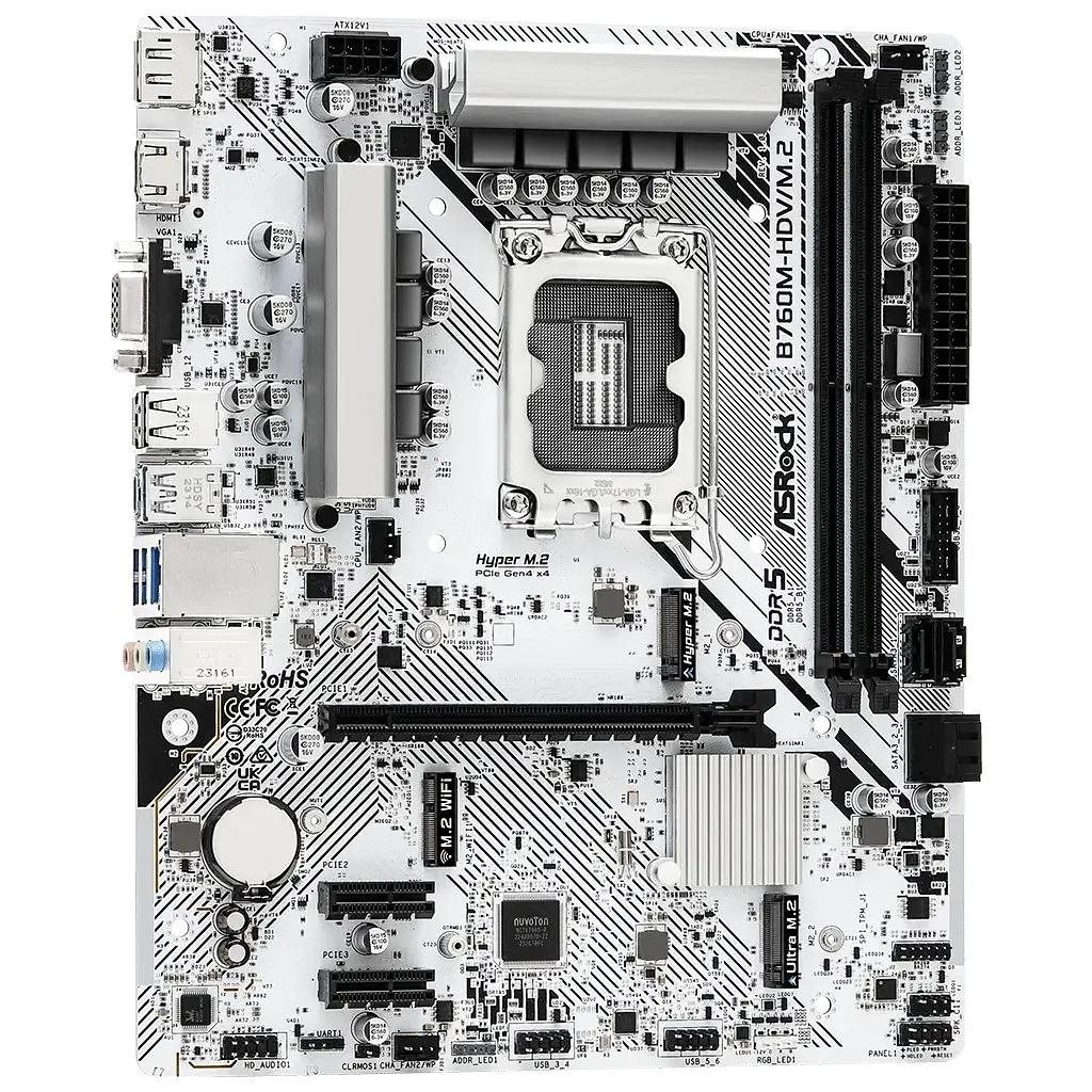 Материнська плата ASRock B760M-HDV/M.2 - фото 3