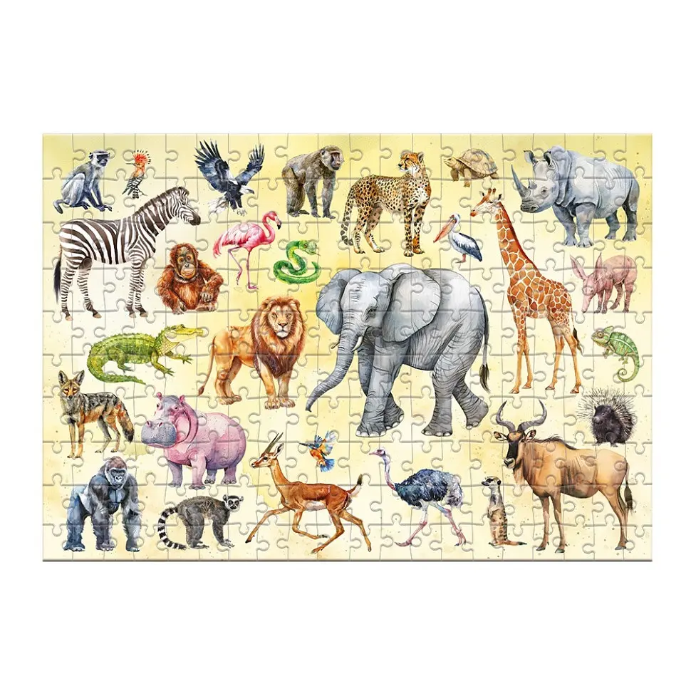 Детский пазл "Животные сафари" DoDo Toys 300637, 200 элементов - фото 3