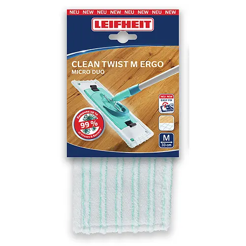 Губка для швабри Leifheit Clean Twist M Ergo micro duo (52123) - фото 3