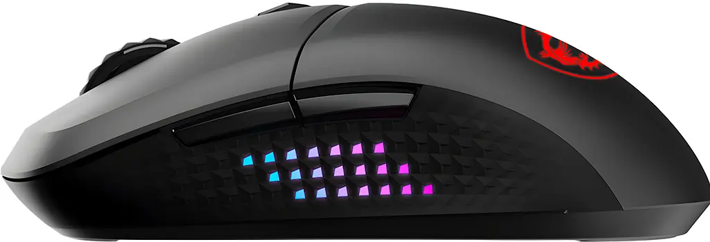 Компьютерная мышь MSI VERSA 300 ELITE W WIRELESS RGB WL черный teh0014125 - фото 3