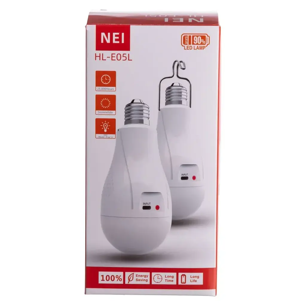 Лампа світлодіодна NEI HL-E05L HP-5-32 з акумулятором - фото 5