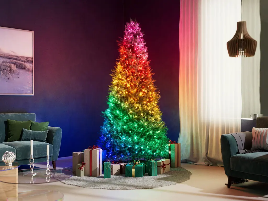 Twinkly Гірлянда Smart LED Twinkly Strings Candle RGB 200 IP20 12м USB-C кабель зелений без БЖ - фото 8