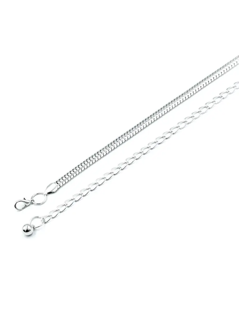 Пояс-ланцюг на талію 110 см Сріблястий lncg-kit-003 (lncg-kit-003) - фото 2