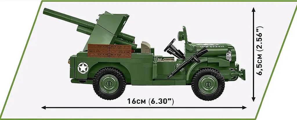 Конструктор детская машина 37 mm GMC M6 FARGO COBI 3116 - фото 8