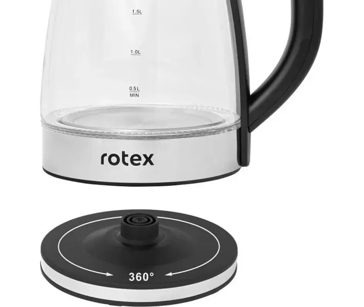 Электрочайник Rotex RKT91-GS (стекло, подсветка) 1.8 л - фото 4