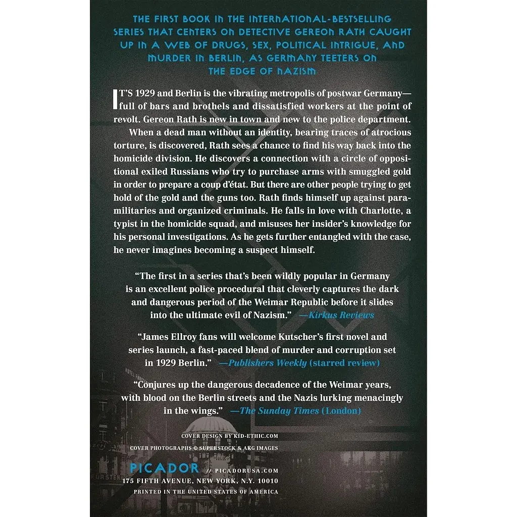 Gereon Rath Mystery. Babylon Berlin. Book 1 - Кутсчер Волкер - фото 2