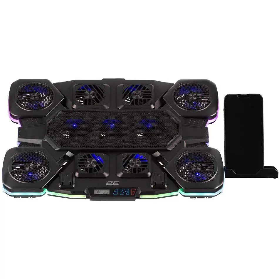 Охлаждающая подставка для ноутбука до 17,3 дюйма 2E GAMING CPG11 11xfans - фото 2