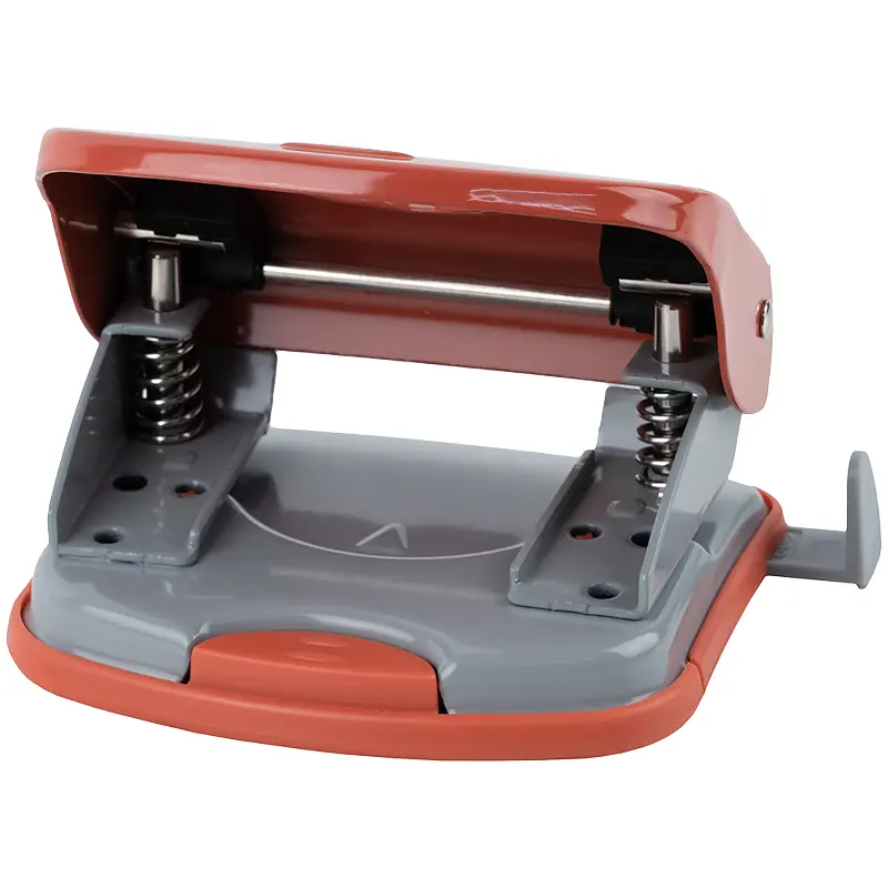 Діркопробивач Axent Exakt-2 Earth colors металевий 30 аркушів кораловий (3930-28-A) - фото 4