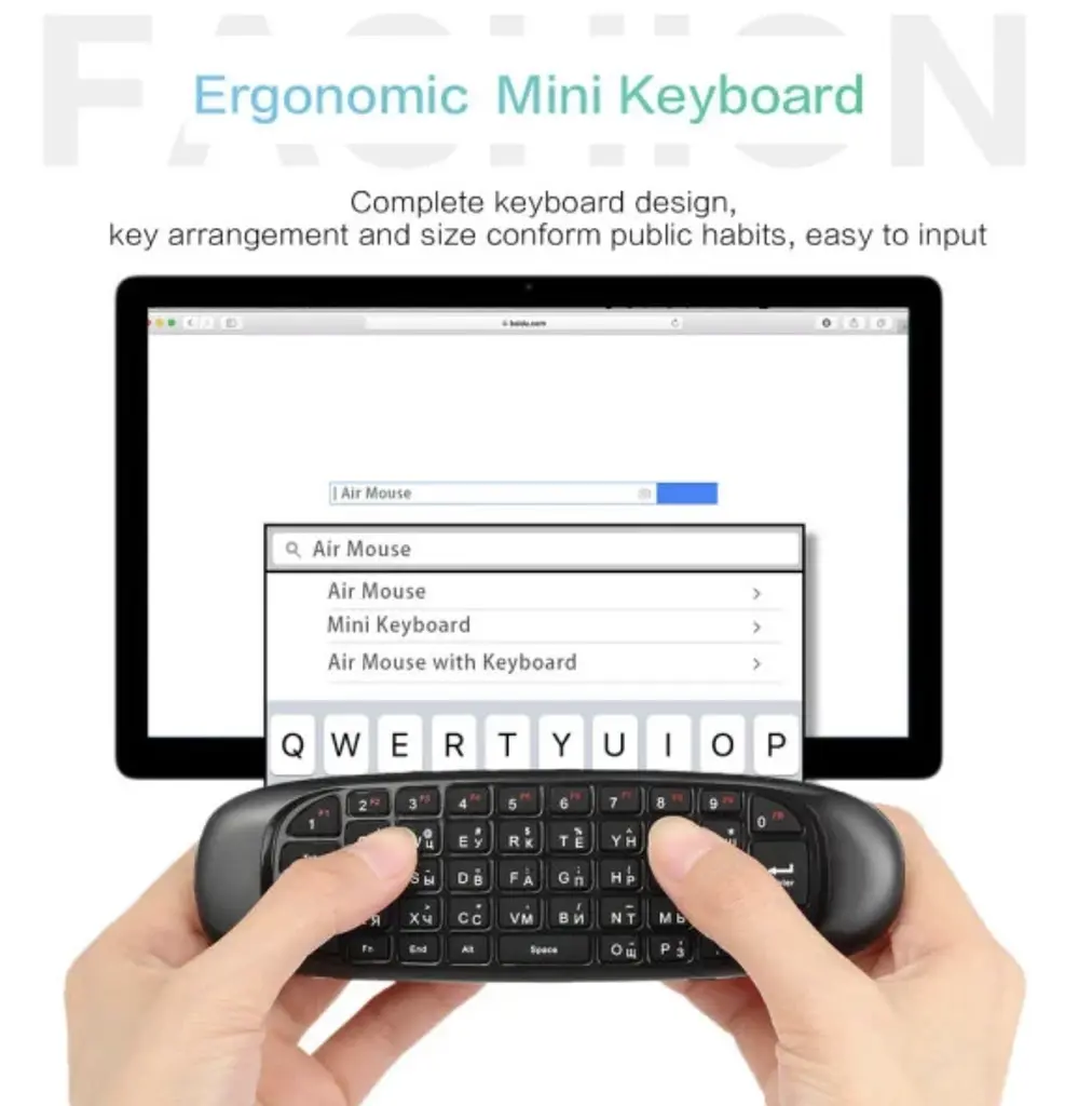 Клавіатура NO LOGO Keyboard/Air Mouse G 20 бездротова з мишкою ∙ Компактна клавіатура NO LOGO G 20 - фото 6