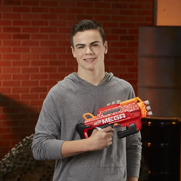 Бластер Hasbro Nerf N-Strike Mega Bulldog (E3057) - фото 3