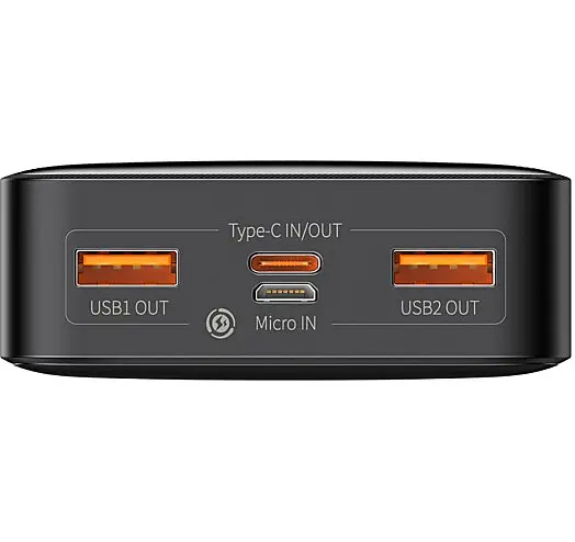 Повербанк Baseus Bipow 20000 mAh 20 W Black (PPDML-M01) - фото 4
