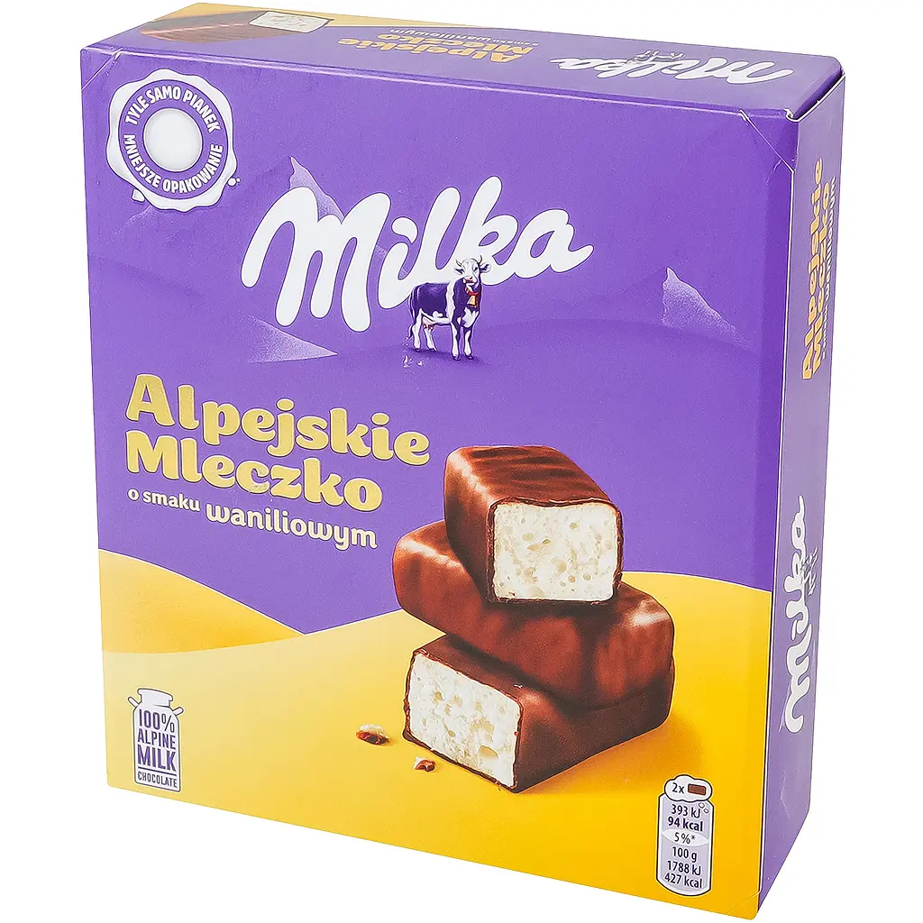 Цукерки Milka зі смаком ванілі глазуровані молочним шоколадом 330 г - фото 3