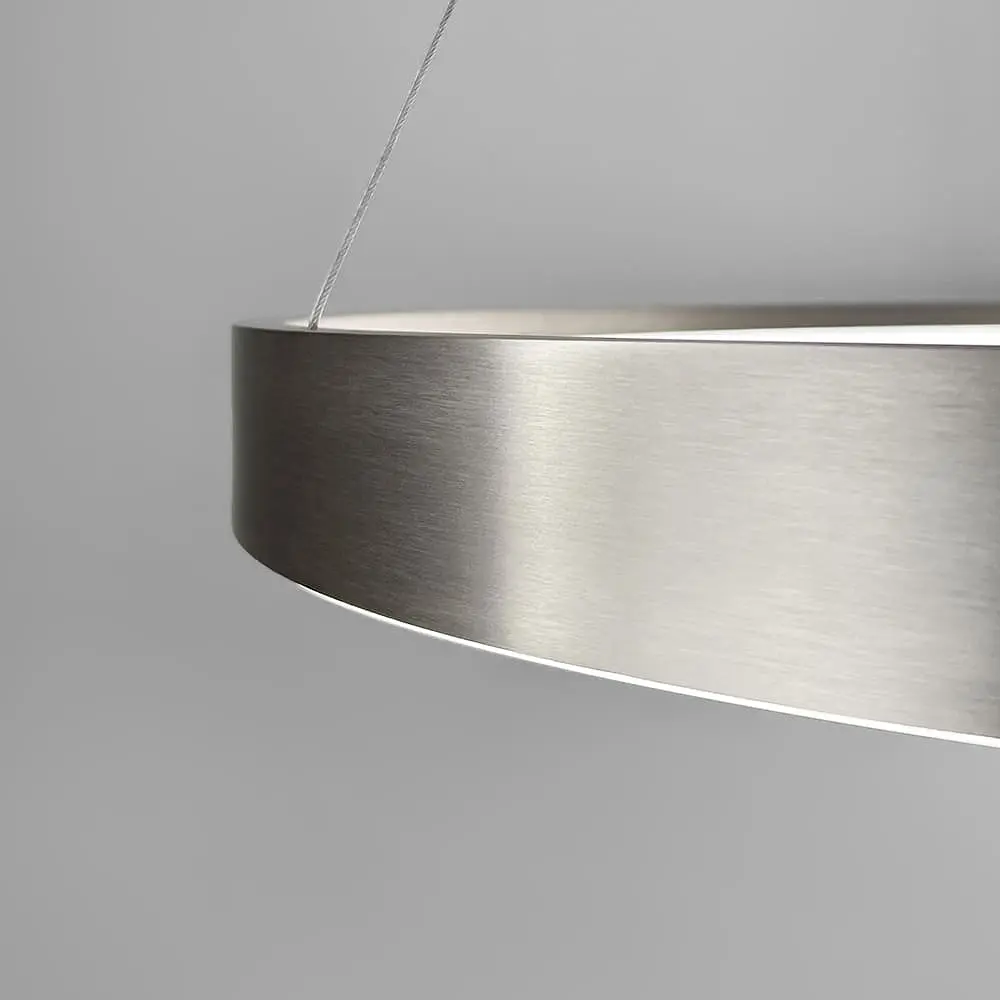 Современная кольцевая люстра в сатиновом каркасе Ø 60 см Ст. MJ262-600 Carmine | Line F - фото 4