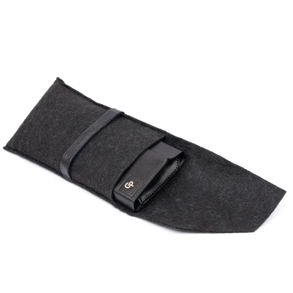 Чоловіча шкіряна барсетка GRANDE PELLE 10х20,3х3 см acs0016100 - фото 6