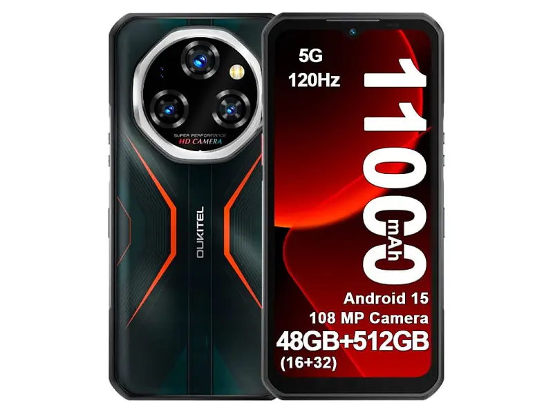 Смартфон Oukitel WP55 Pro 16/512GB Orange - фото 2