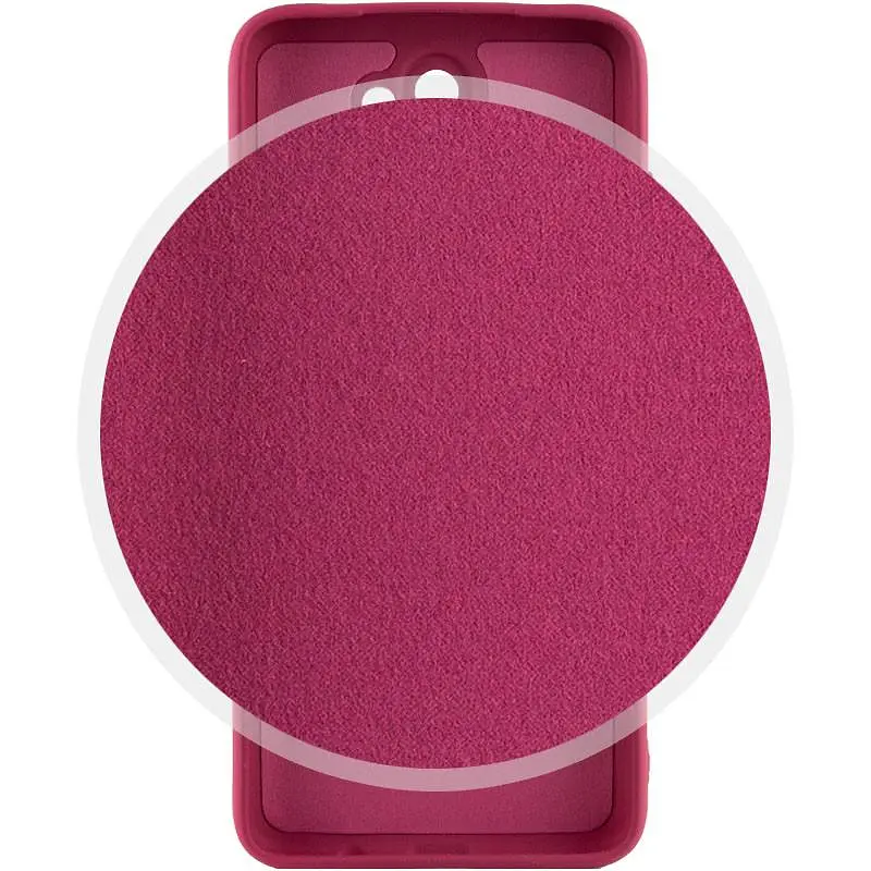 Чехол TPU GETMAN Liquid Silk Full Camera для Xiaomi Redmi 9 Бордовый / Marsala - фото 3