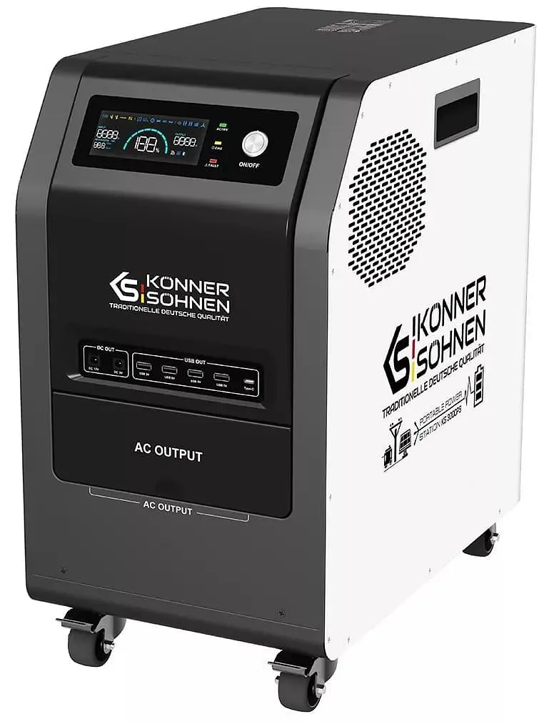 Зарядна станція KonnerSohnen KS 3000PS / 3000 Вт / 3200 Вт/ч / LiFePO4 (KS3000PS) UA - фото 3