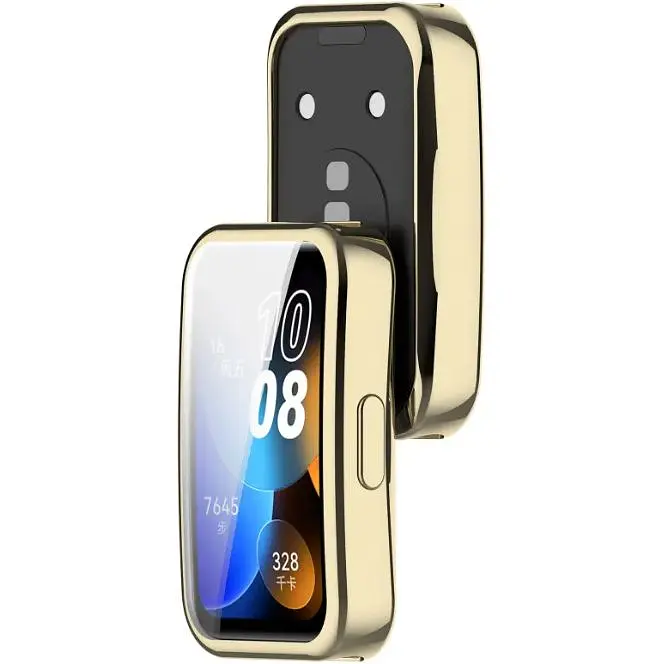 Чохол-накладка DK для Huawei Band 8 / 9 Silicone Face Case (016324) (pale gold) - фото 2