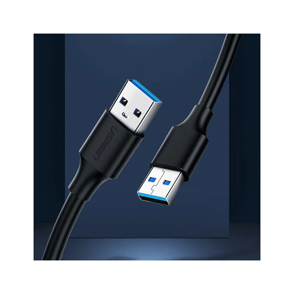 Дата кабель USB 2.0 AM/AM 1.0m black Ugreen (10309) - фото 9