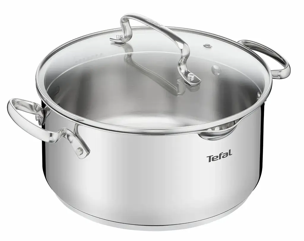 Tefal Кастрюля Tefal DUETTO+, 2.9л, з кришкою, нержавіюча сталь, скло - фото 2