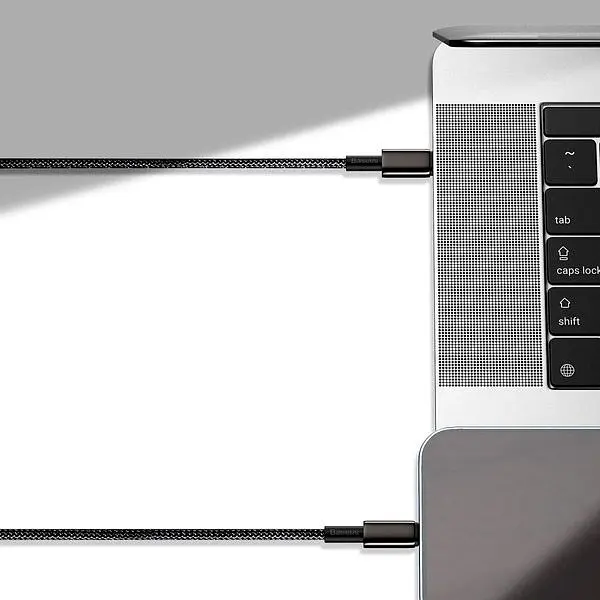 Кабель Baseus Tungsten Gold Fast Charging Data USB-C to USB-C 240W 1m Black (CAWJ040001) [91517] - фото 5