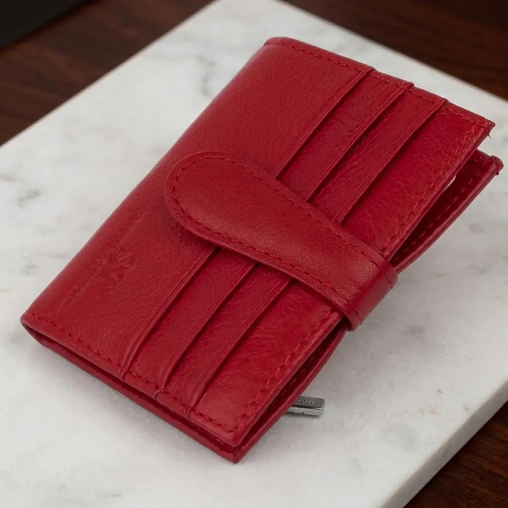 Гаманець-візитниця ST Leather 19211 червоний - фото 11