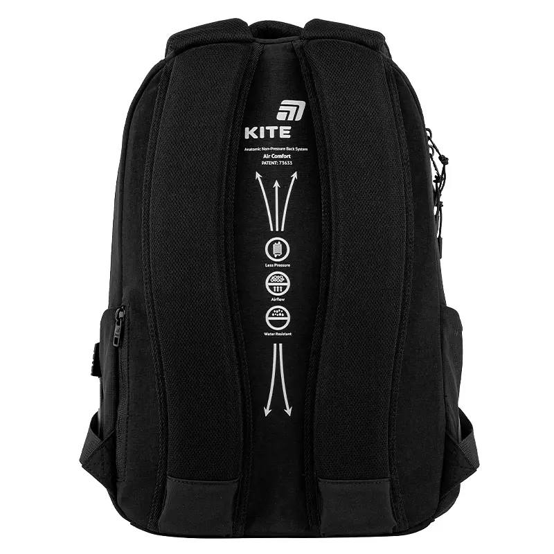 Рюкзак для старшої школи Kite Education teens 2578M Black&Charm Чорний (K26-2578M-1) - фото 7