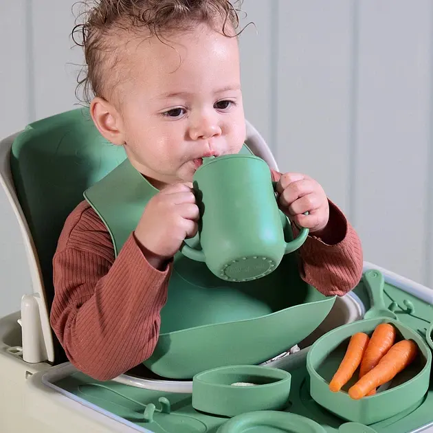 Дитячий набір посуду Tutti Bambini Nova для стільчика зелений (611025/BA) - фото 3