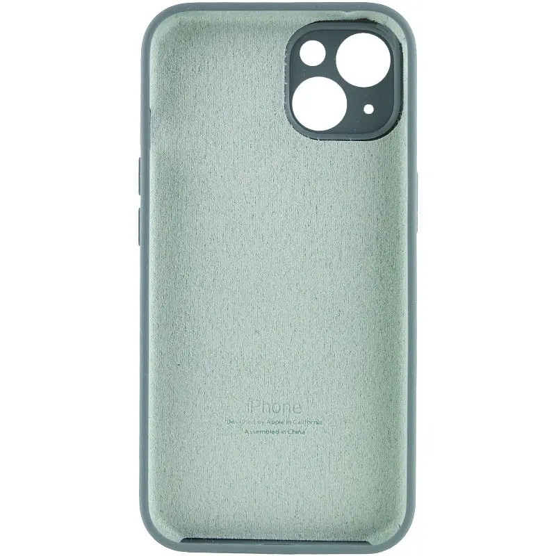 Чохол Silicone Case Full Camera Protective AA Apple iPhone 13 6.1" Зелений / Pine green - фото 2