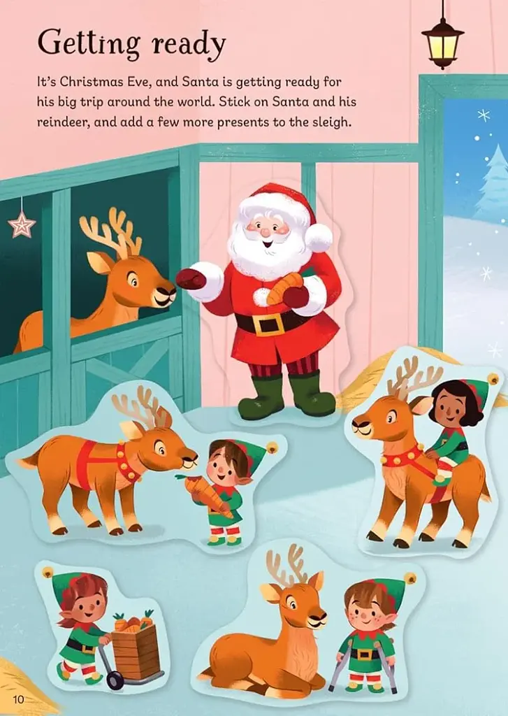 Sticker Books: Sparkly Santa - фото 4