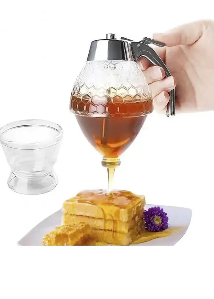 Диспенсер для меду та соусів Honey Dispenser, ручний дозатор-контейнер 200 мл - фото 8