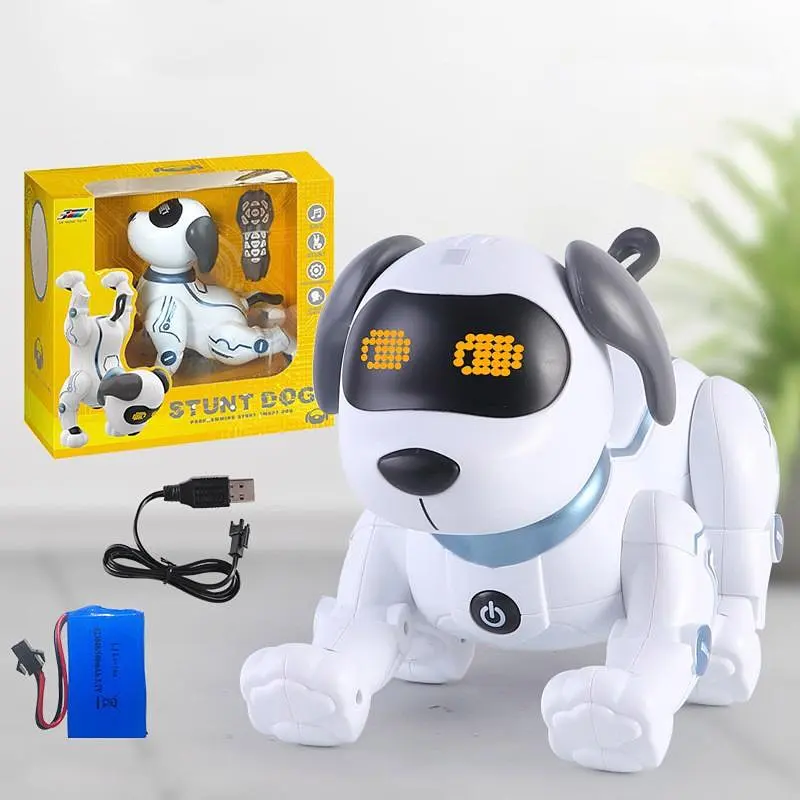 Интерактивная игрушка Собака-Робот SHT K16 White - фото 6
