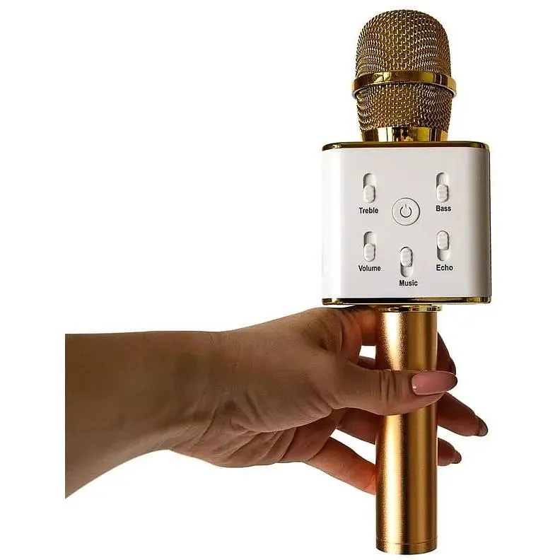 Микрофон-караоке MicGeek Q7 золотой - фото 2