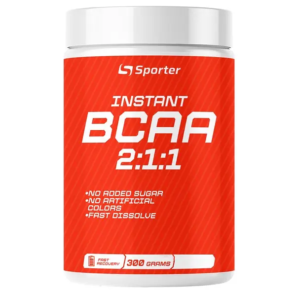 Амінокислота BCAA Instant BCAA 2:1:1, 300 грам Яблуко Sporter fit0018509