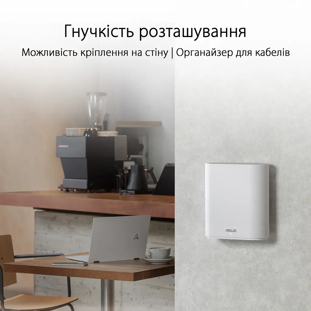 ASUS Маршрутизатор ExpertWiFi EBM68 2PK white AX7800 3xGE LAN 1x2.5GE WAN 1xUSB3.2 WPA3 OFDMA MESH - фото 8