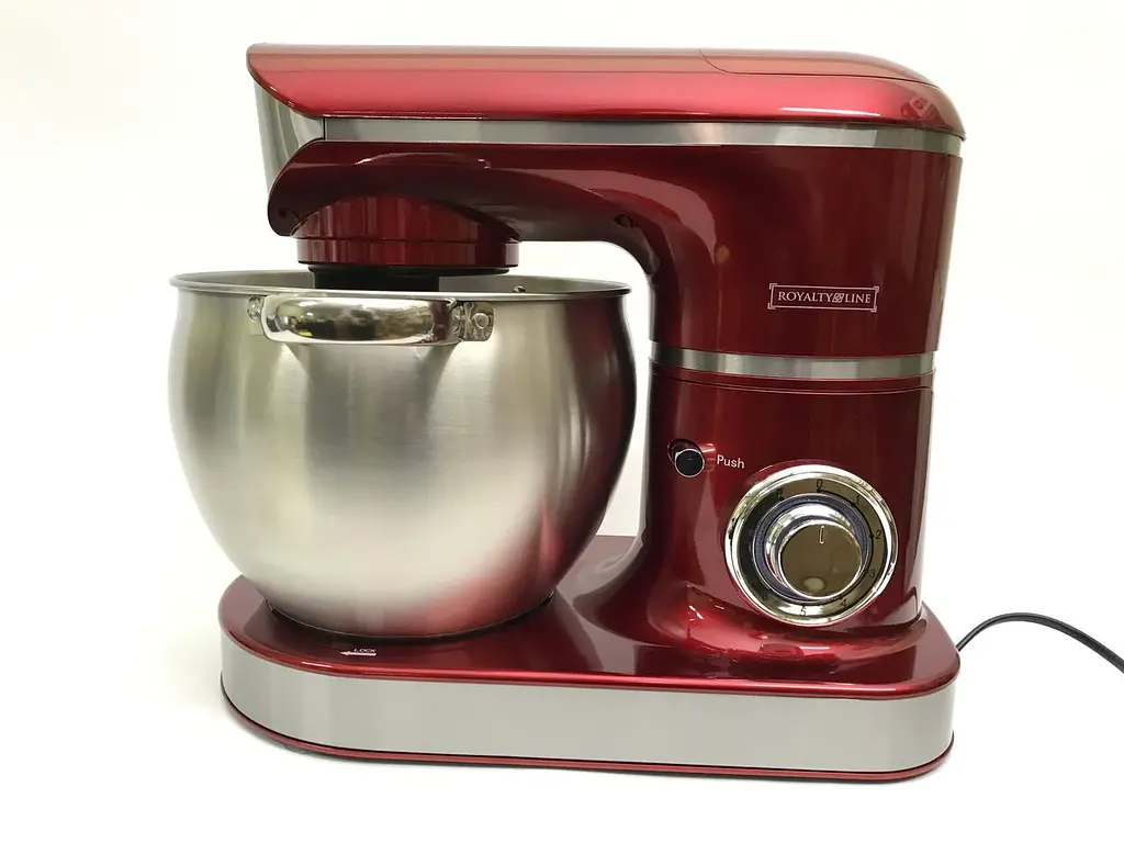 Кухонный комбайн тестомес блендер 3 в 1 Royalty Line RL-PKM-2200 Red - фото 6