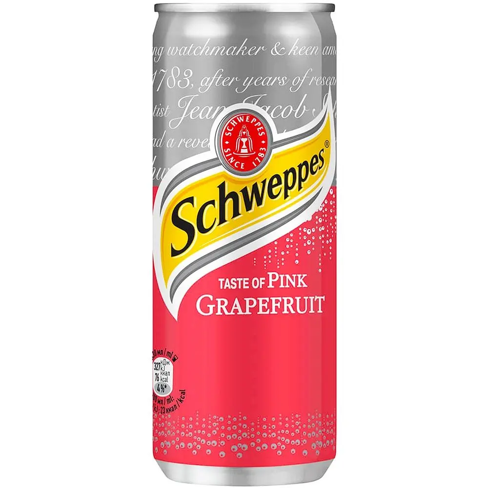 Напій Schweppes Pink Grapefruit безалкогольний 330 мл (714693)