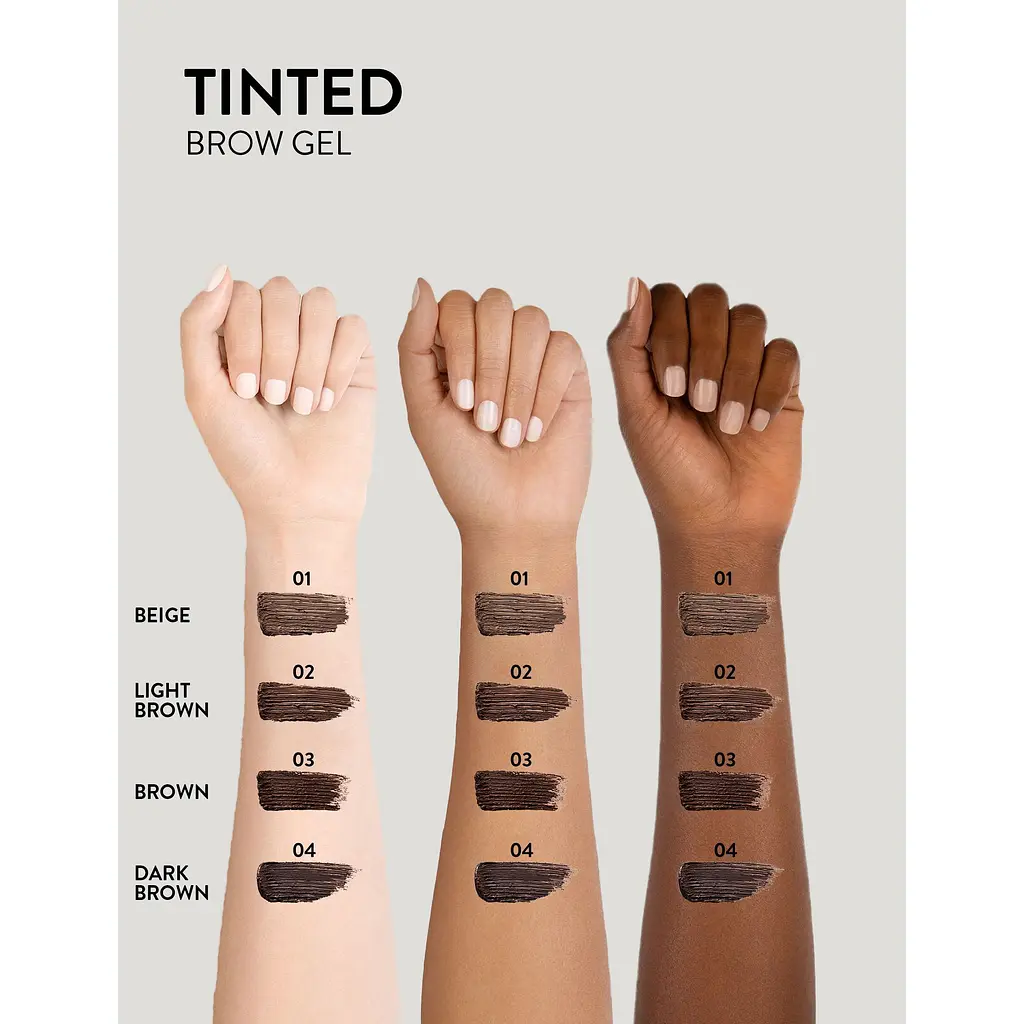 Гель для брів Flormar Tinted Brow Gel Light Brown відтінок 002, 4.8 мл - фото 4