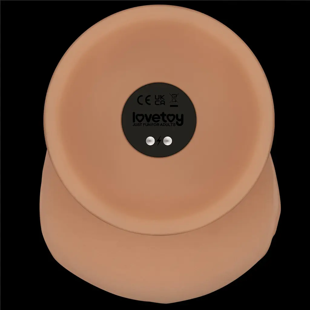 Вібратор Lovetoy Power Basics Cock 8'' 20.3 см (тілесний) - фото 4