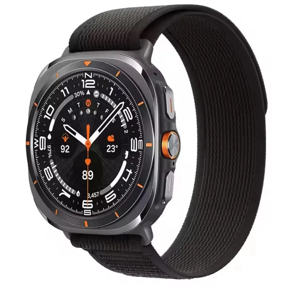 Ремешок нейлоновый Primolux Trail для Samsung Galaxy Watch Ultra 47 мм (SM-L705) Black - фото 6