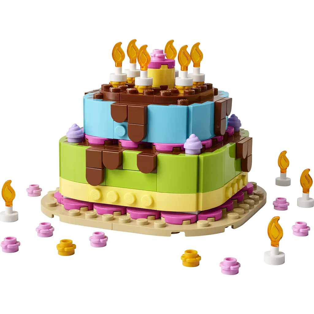 Конструктор LEGO Торт на день народження (40815) - фото 4