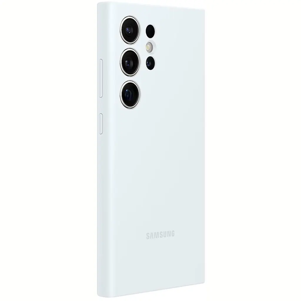 Оригінальний силіконовий чохол Samsung Silicone Case для Samsung Galaxy S24 Ultra (S928) White EF-PS928TWEGWW  - фото 4