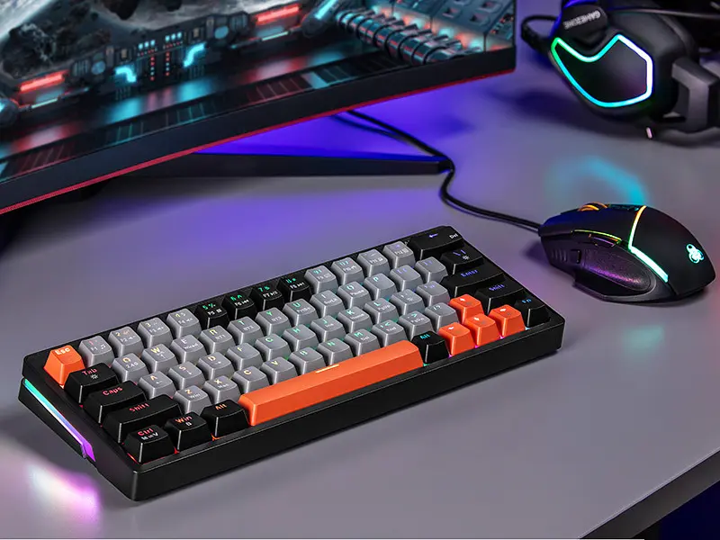 Клавіатура Tracer GameZone Evo1 Hot SWAP 63 RGB Grey (TRAKLA47297) - фото 4