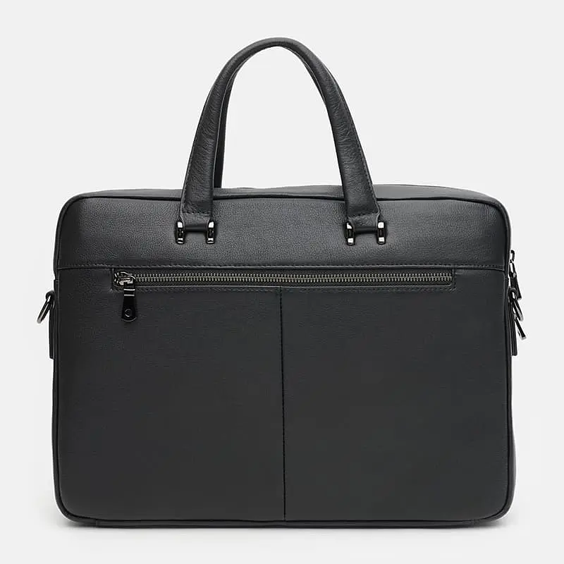 Чоловіча сумка Ricco Grande K17522-3-black 38х28х7 см Чорний - фото 4